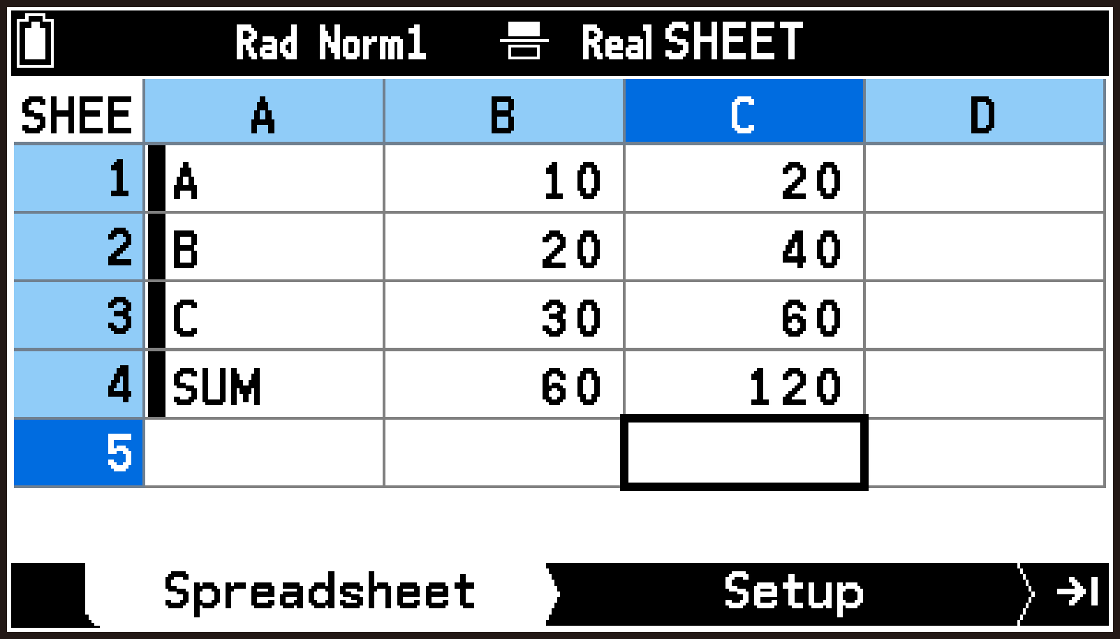 CY876_Spreadsheet_Special Commands_4
